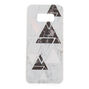Coque de portable g&eacute;om&eacute;trique effet marbr&eacute; - Compatible avec Samsung Galaxy&nbsp;S8,