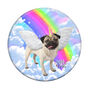 PopSockets PopGrip - Doug The Pug &reg; Rainbow Unicorn,