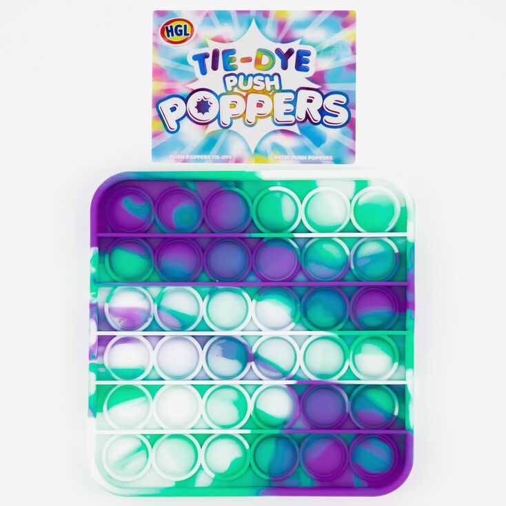 Tie-Dye Push Poppers Fidget Toy &ndash; Styles May Vary,