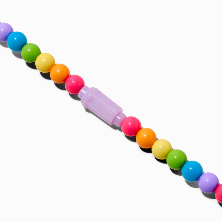 Neon Bright Large Bauble Necklace,