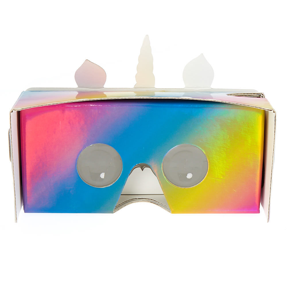 Holographic Rainbow Unicorn VR Headset,
