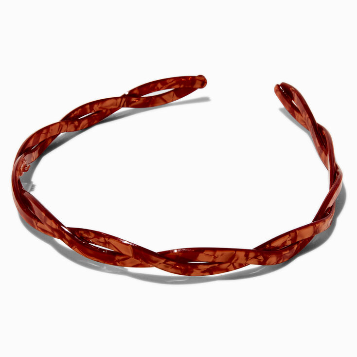 Serre-t&ecirc;te torsad&eacute; &eacute;caille de tortue,