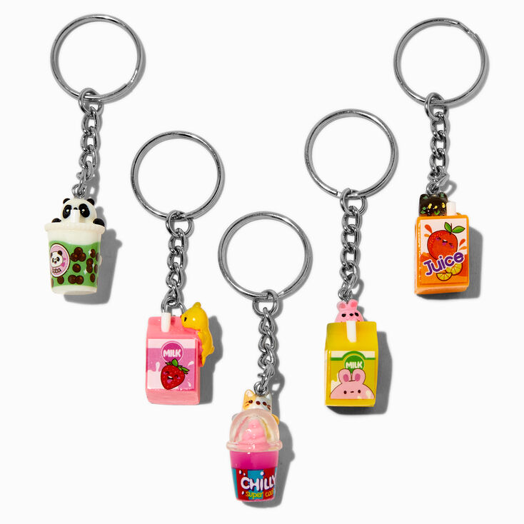 Critter Drinks Best Friends Keychains - 5 Pack,