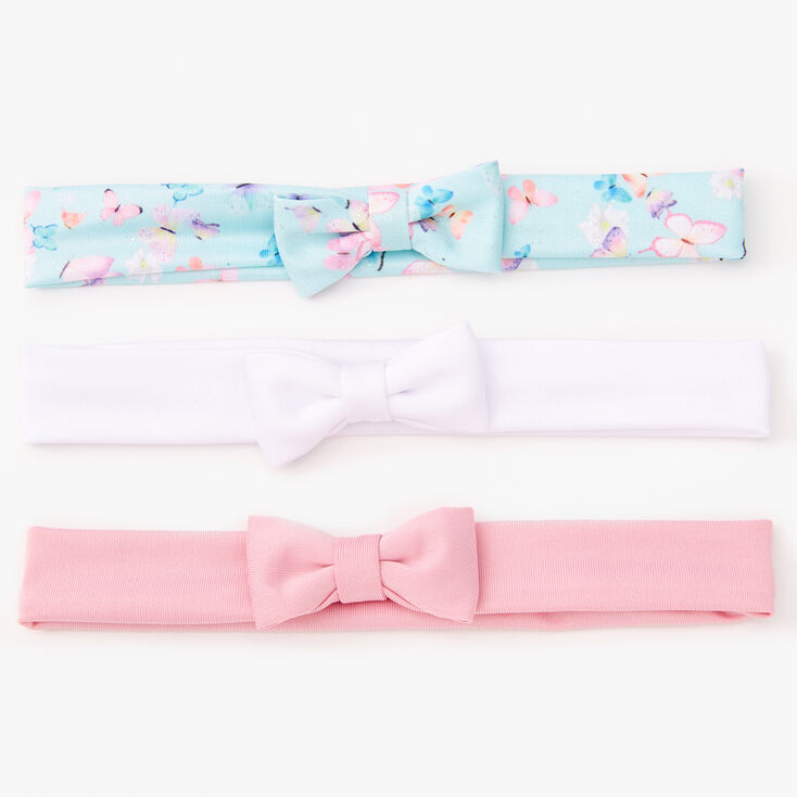 Claire&#39;s Club Butterfly Pastel Headwraps - 3 Pack,