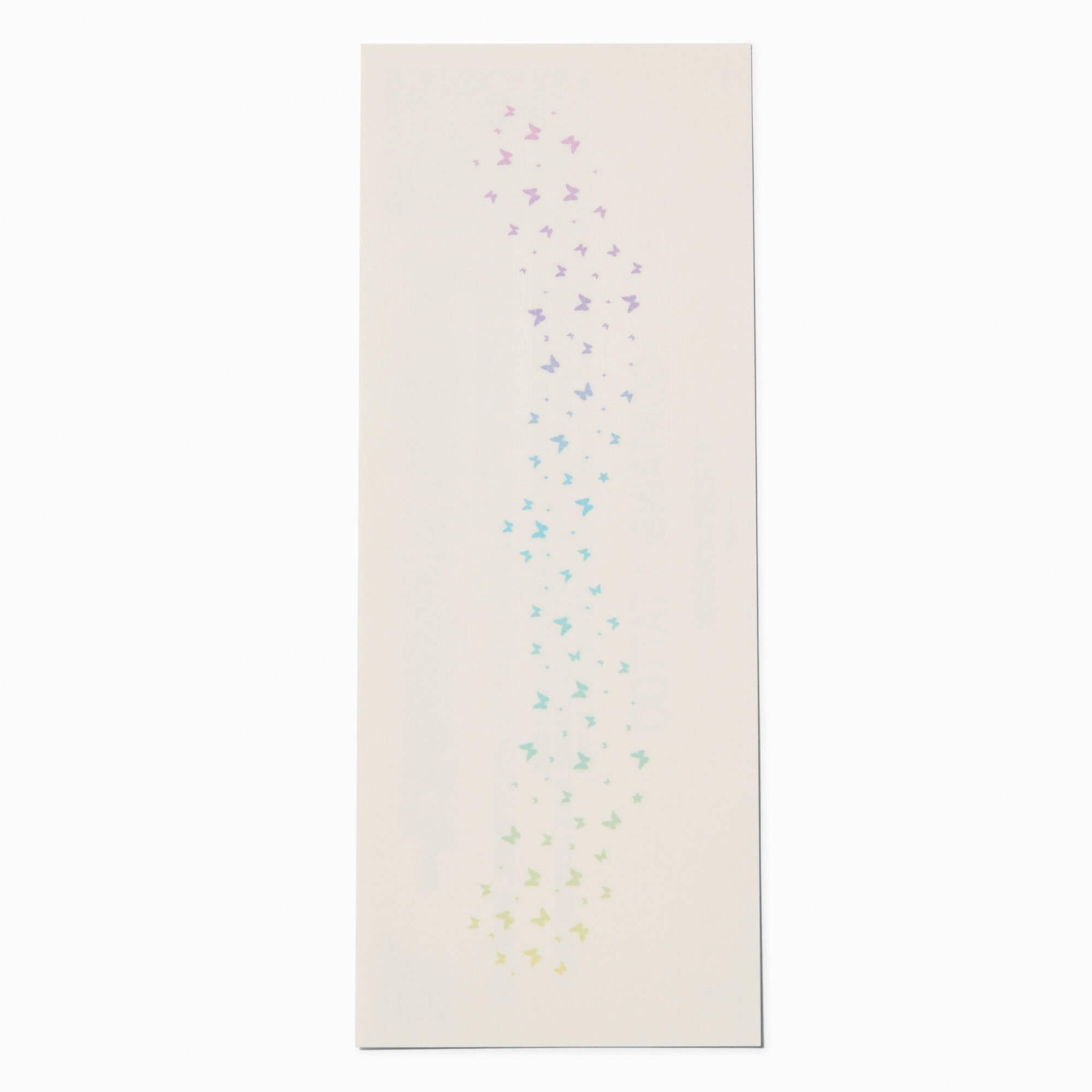 Rainbow Butterfly Freckle Temporary Tattoos,