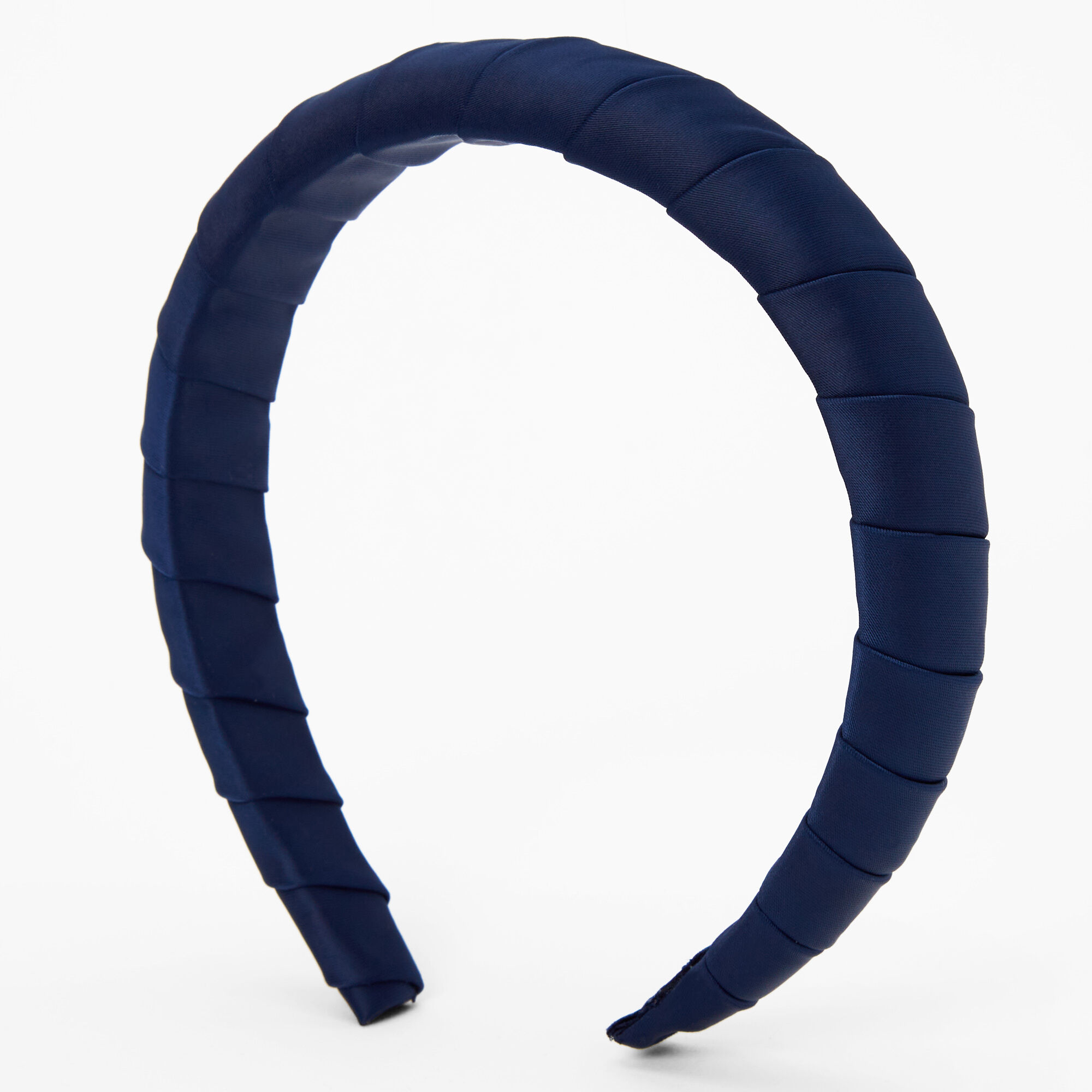 Claire's Serre-tête bouffant enroulé - Bleu marine