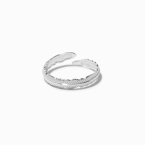 C LUXE by Claire&#39;s Sterling Silver Feather Toe Ring,