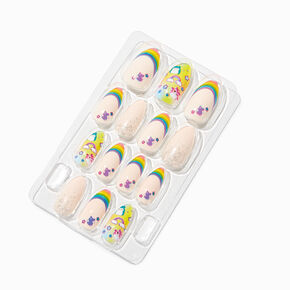 Squishmallows&trade; Claire&#39;s Exclusive Rainbow Stiletto Press On Faux Nail Set - 24 Pack,