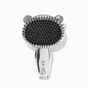 Silver Chrome Bear Hair Brush ,
