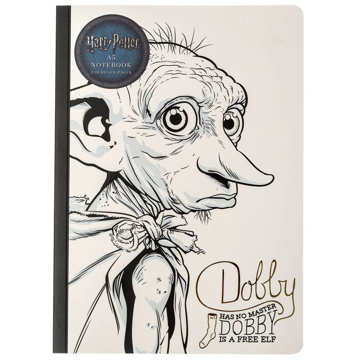 Harry Potter Dobby The House Elf A5 Notebook Cream Claire S I must admit, i wasn't too sure about dobby the house elf at first. harry potter dobby the house elf a5 notebook cream