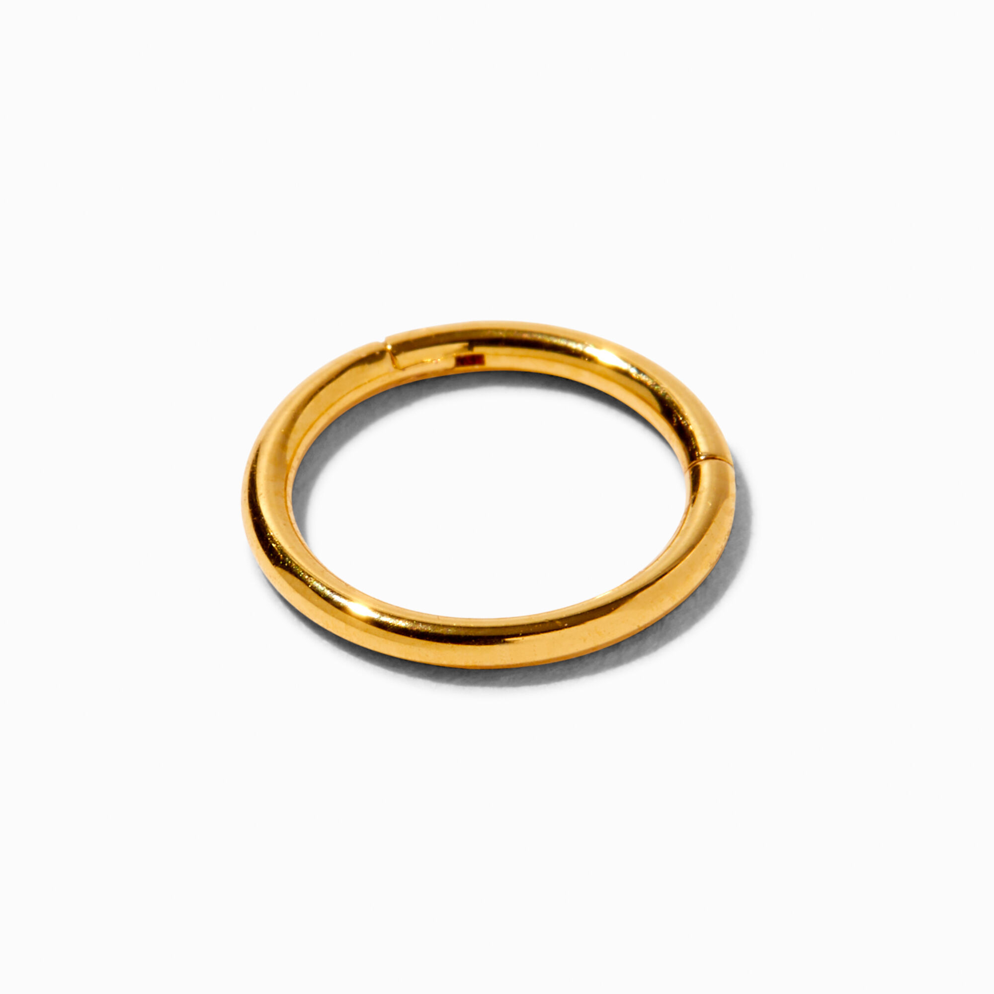 Clicker hoop nose outlet ring