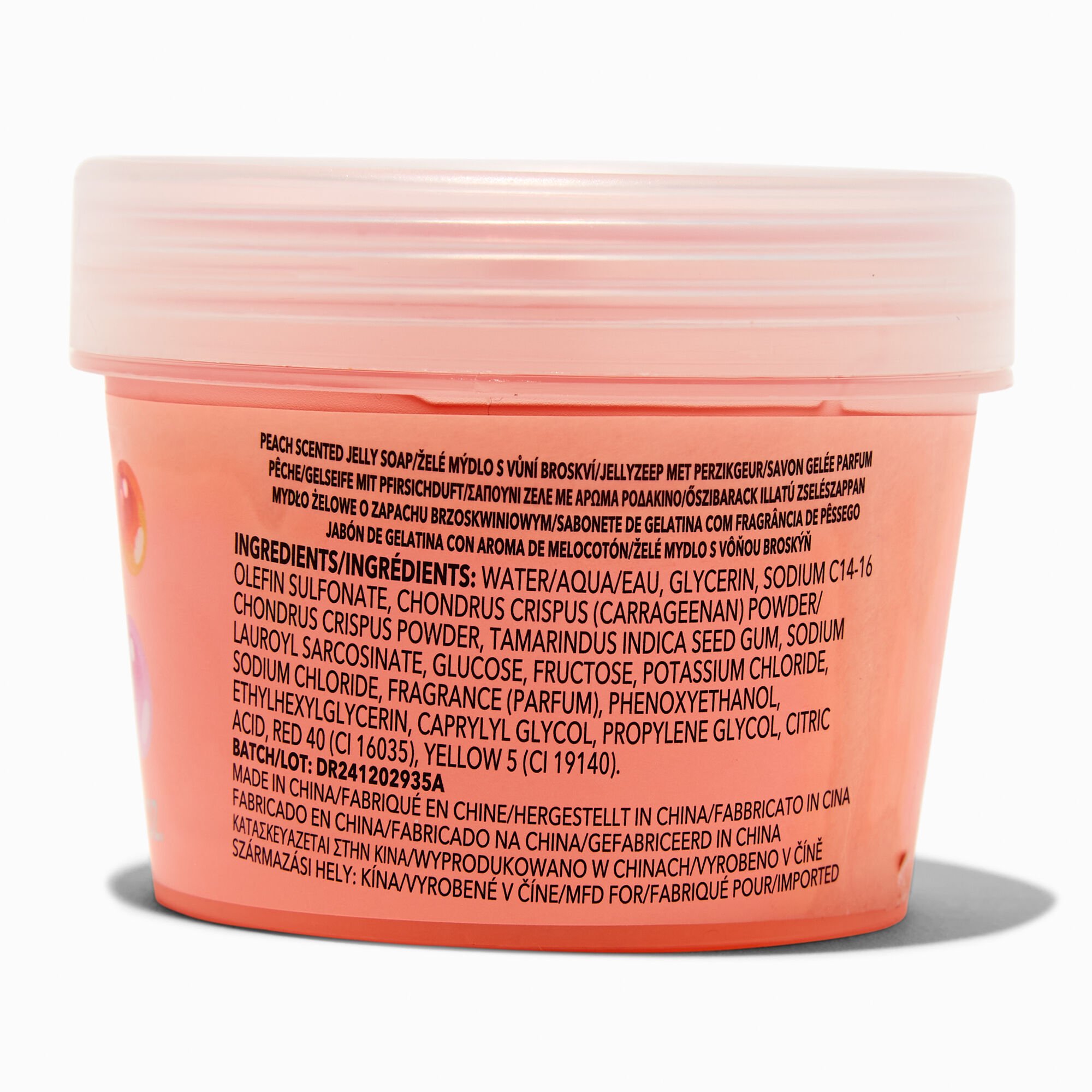 Peach Jelly Soap ,