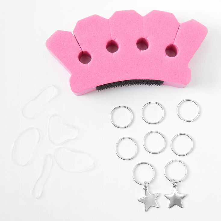 Star Ring Braided Top Knot Hair Tools Kit,