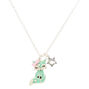 Trixie the Fox Pendant Necklace - Mint,