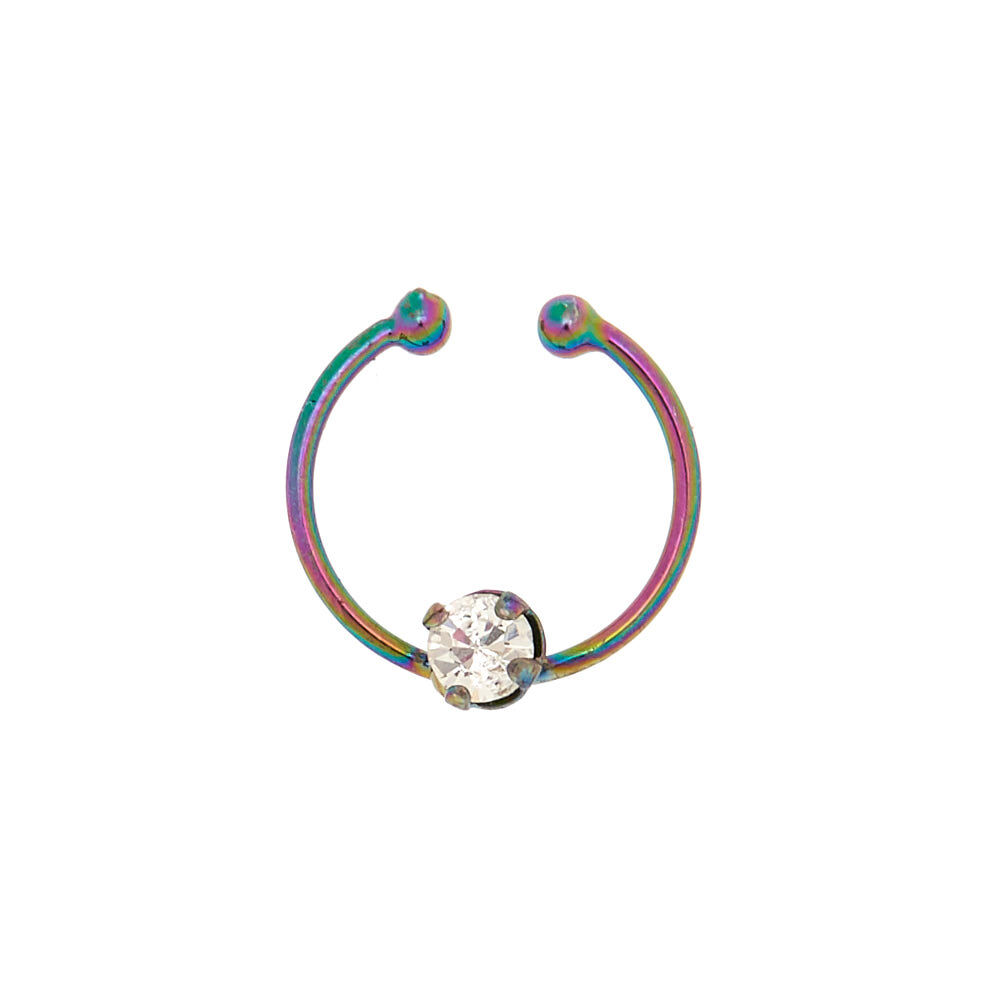 Oil slick nose deals ring