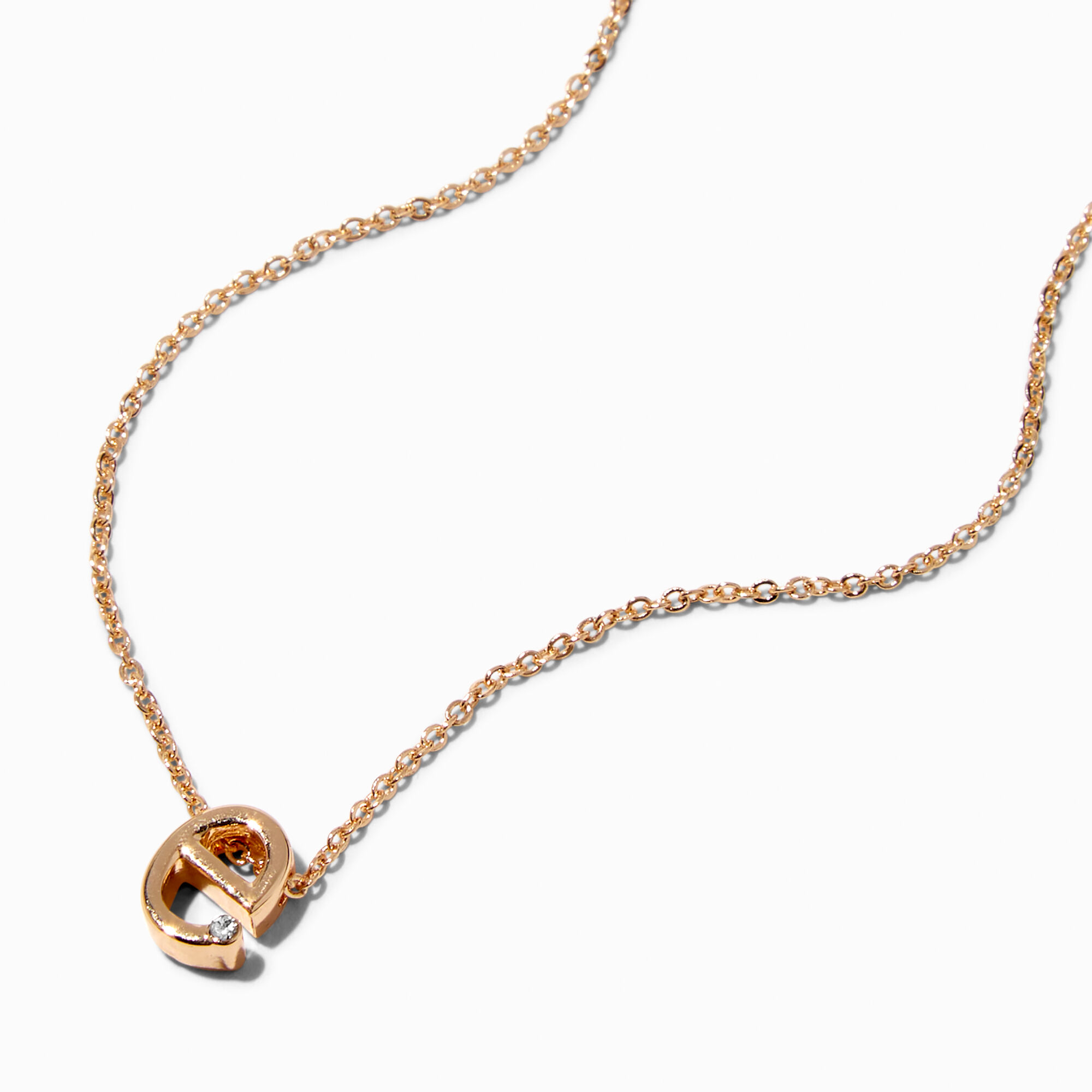 Cursive e necklace store