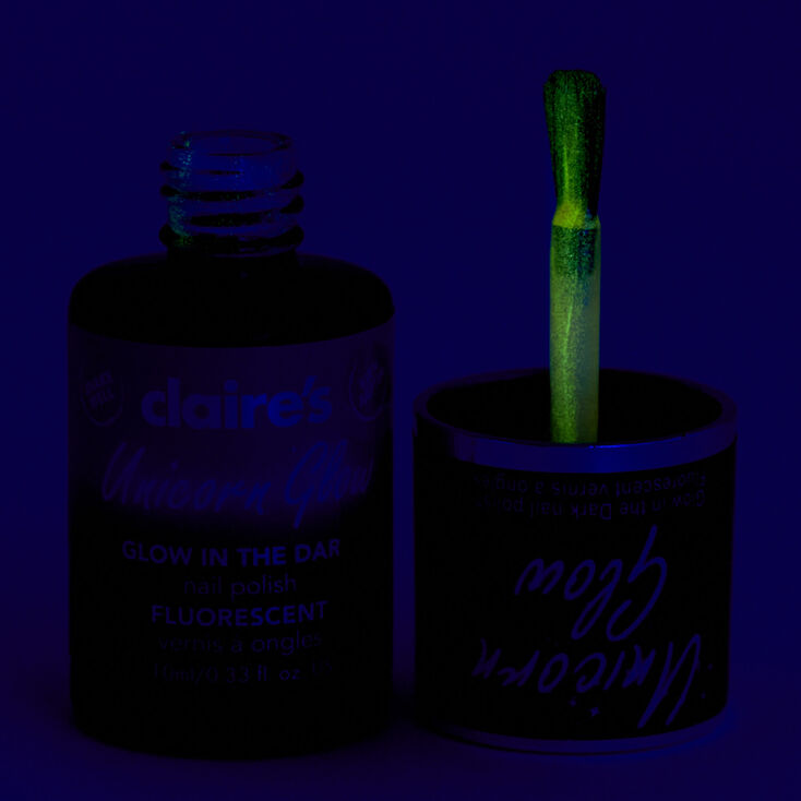 Vernis &agrave; ongles fluorescent licorne - Rose,