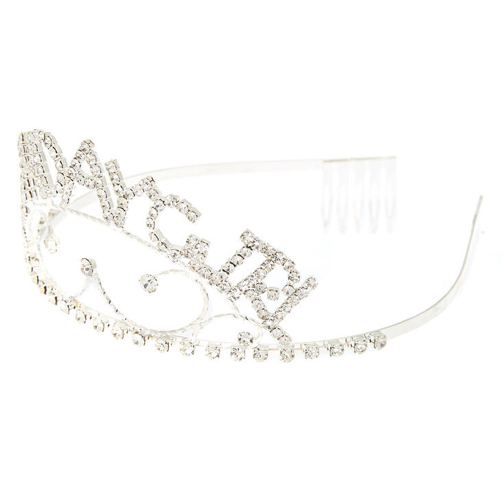 Claire's Diadème en filigrane Birthday Girl - Couleur argentée