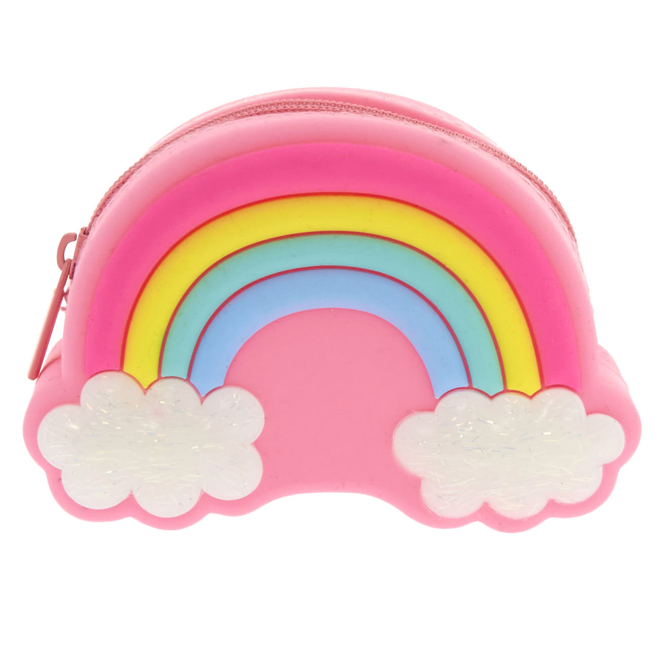 Neon Rainbow Jelly Coin Purse,
