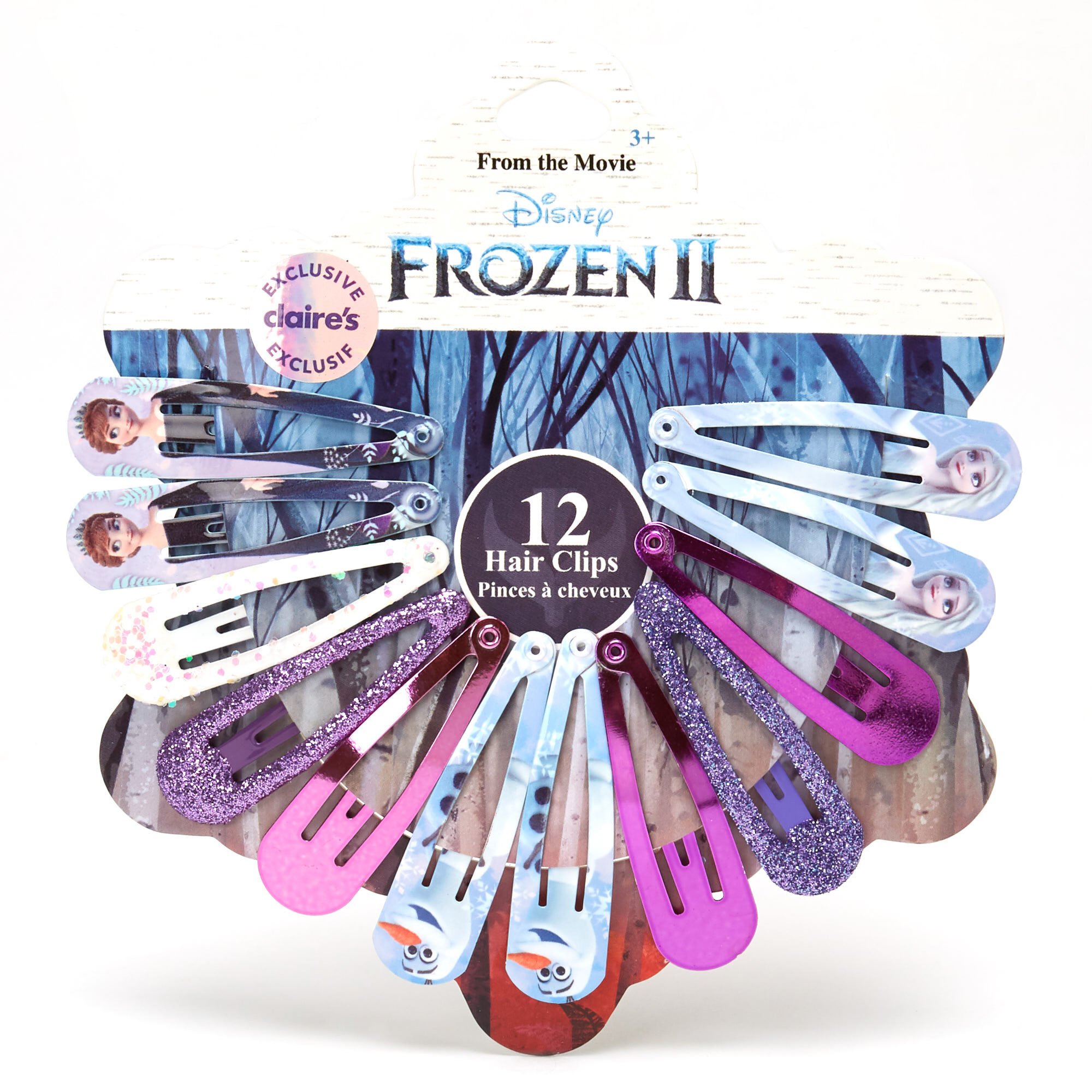 Barrettes clic clac La Reine des Neiges 2 ©Disney - Lot de 12,