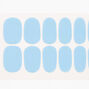 Baby Blue Vegan Nail Wraps Set - 24 Pack,