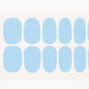 Lot d&rsquo;autocollants pour ongles vegan bleu p&acirc;le - Lot de 24,