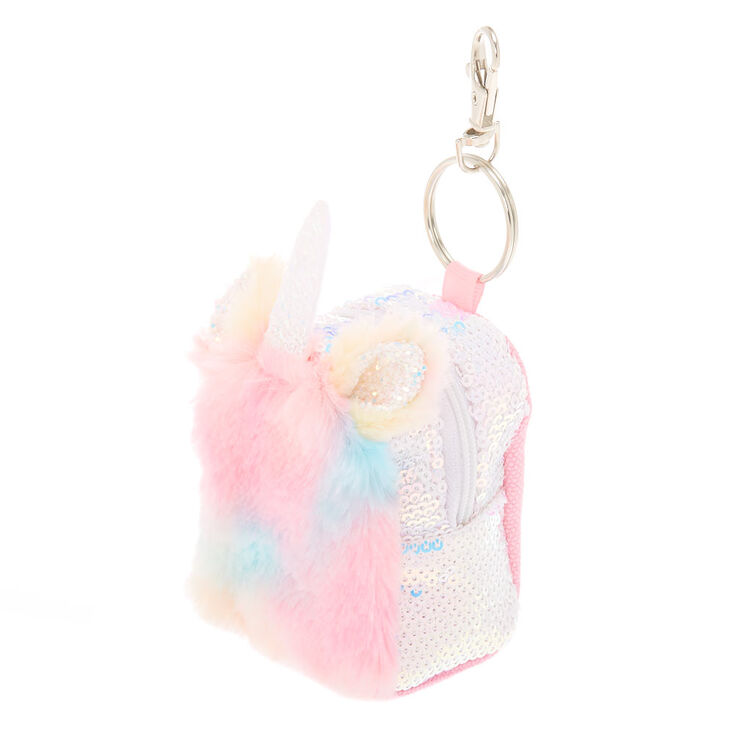 Sequin Unicorn Mini Backpack Keychain - Rainbow  Glitter backpack, Backpack  keychains, Mini backpack