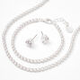 Round Cubic Zirconia Jewellery Set - 3 Pack,