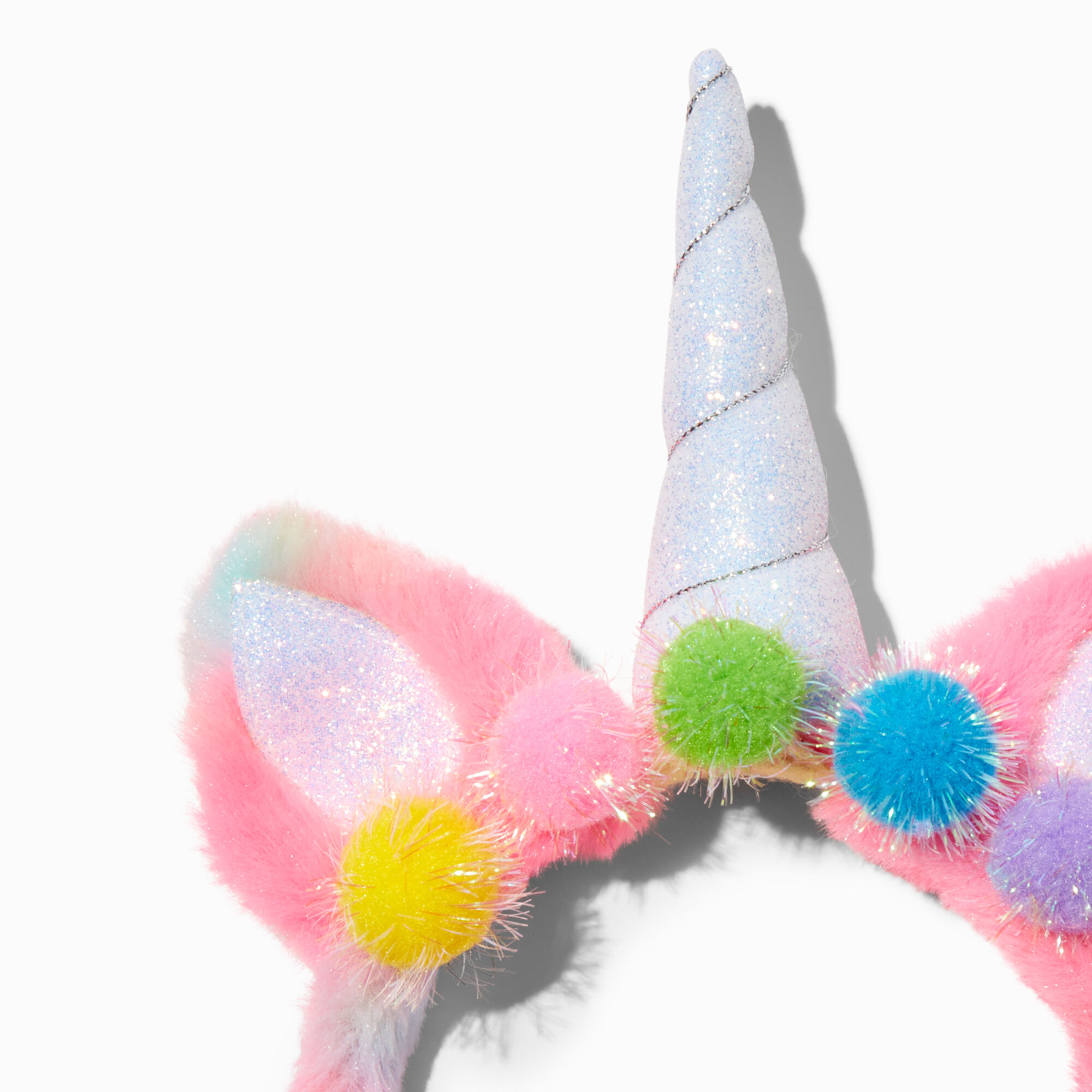 Unicorn Fluffy Pom Pom Headband,