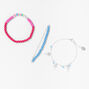 Silver Palm Tree Bracelet Set &#40;3 Pack&#41;,