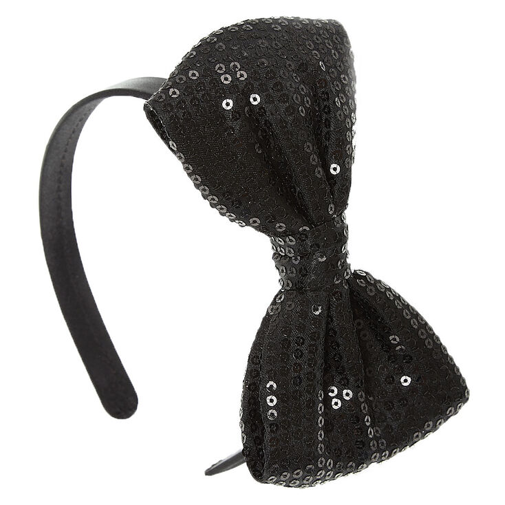 Multi Small Sequin Bow Sparkle Headband
