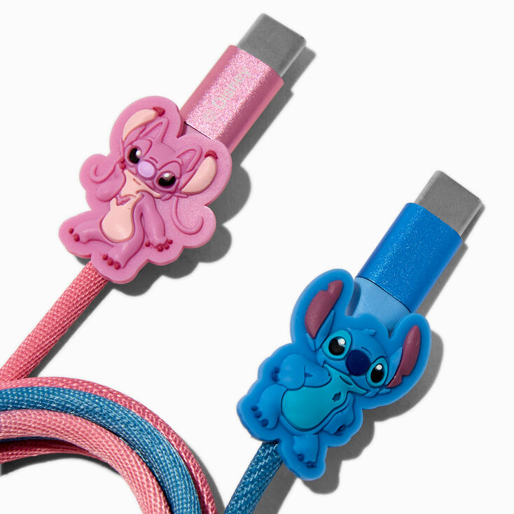 C&acirc;ble de chargement USB-C en exclusivit&eacute; chez Claire&#39;s Disney Stitch,