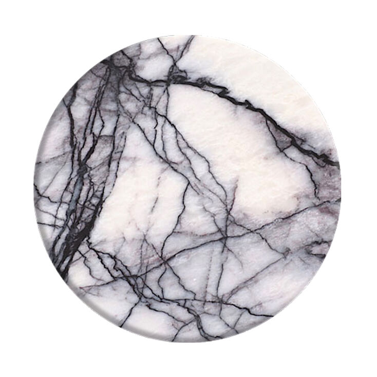 PopSocket blanc effet marbr&eacute;,