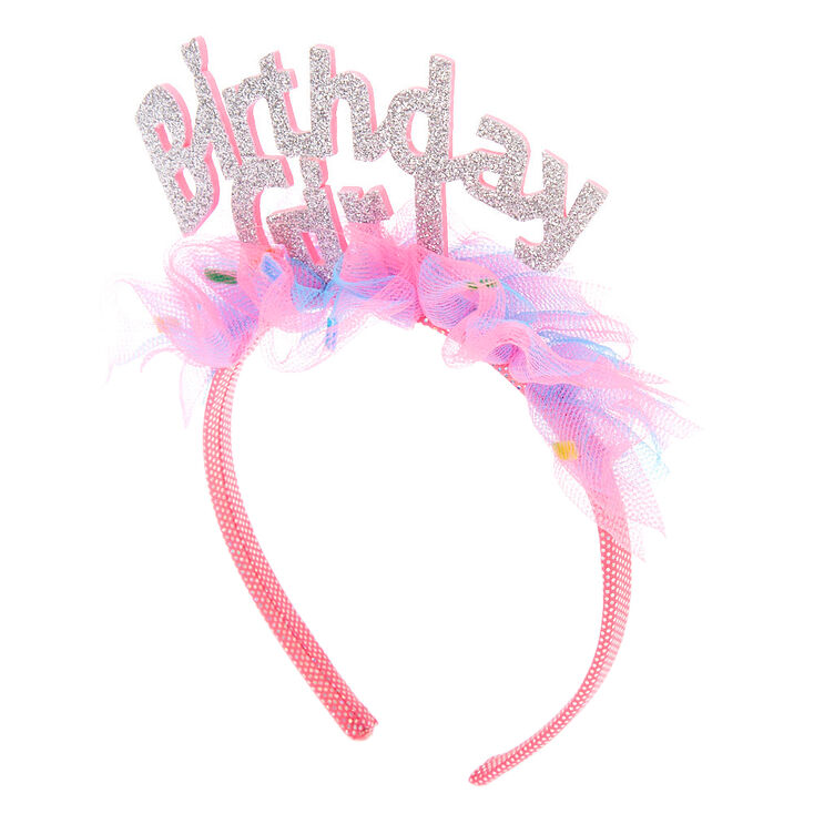 Claire's Club Birthday Girl Cupcake Headband | Claire's