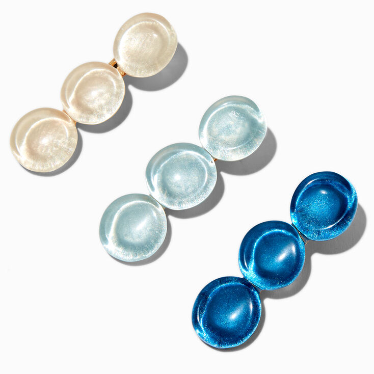 Beach Stones Hair Clips - 3 Pack,