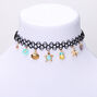 Gold Under The Sea Tattoo Choker Necklace - Mint,