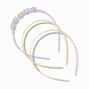 Claire&#39;s Club Rainbow Daisy Glitter Headbands - 3 Pack,
