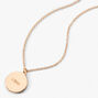 Gold Zodiac Mood Pendant Necklace - Libra,