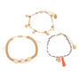 Woven Tropical Chain Bracelets - 3 Pack,