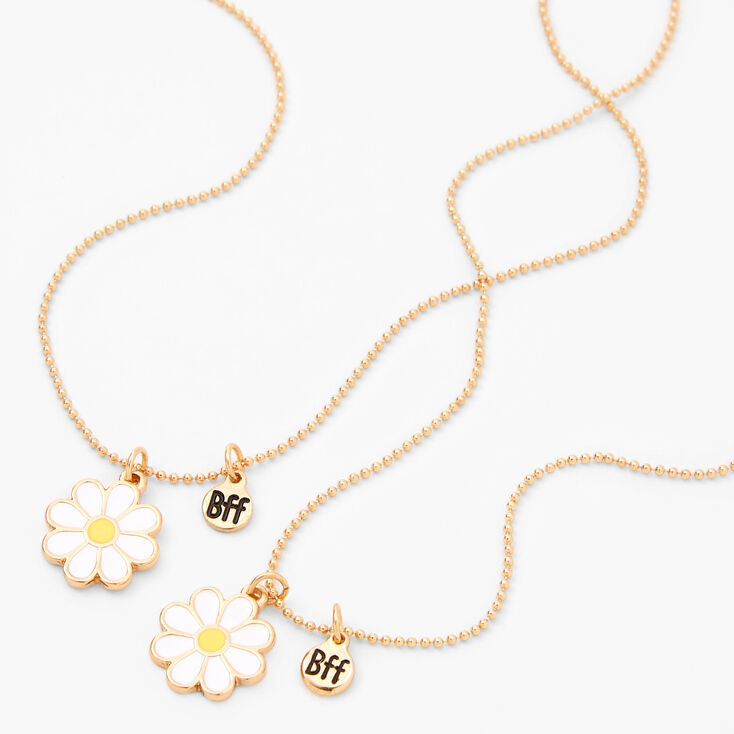 Best Friends Gold Daisy Necklaces - 2 Pack,
