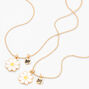 Best Friends Gold Daisy Necklaces - 2 Pack,