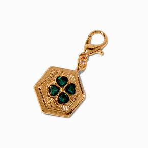 T H E M E x Claire&#39;s Green Crystal Lucky Charm,