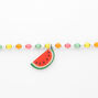 Claire&#39;s Club Watermelon Bead Choker Necklace,