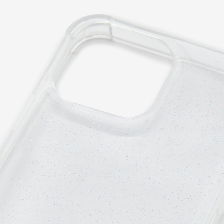 Clear Glitter Protective Phone Case - Fits iPhone&reg; 13 Pro Max,