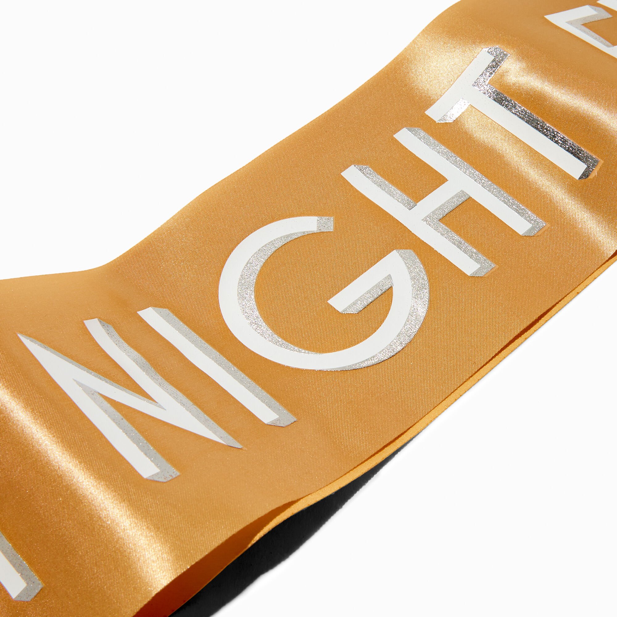 "Best Night Ever" Gold Sash,