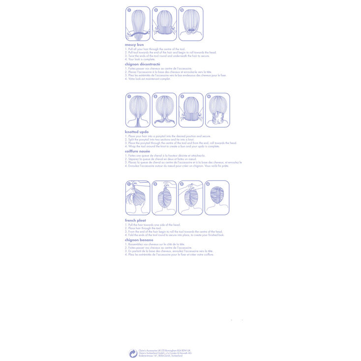 Accessoire de coiffure cr&eacute;ation chignon parfait,