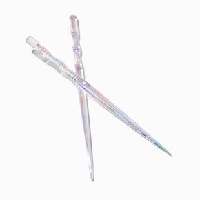 Holographic Hair Sticks - 2 Pack,