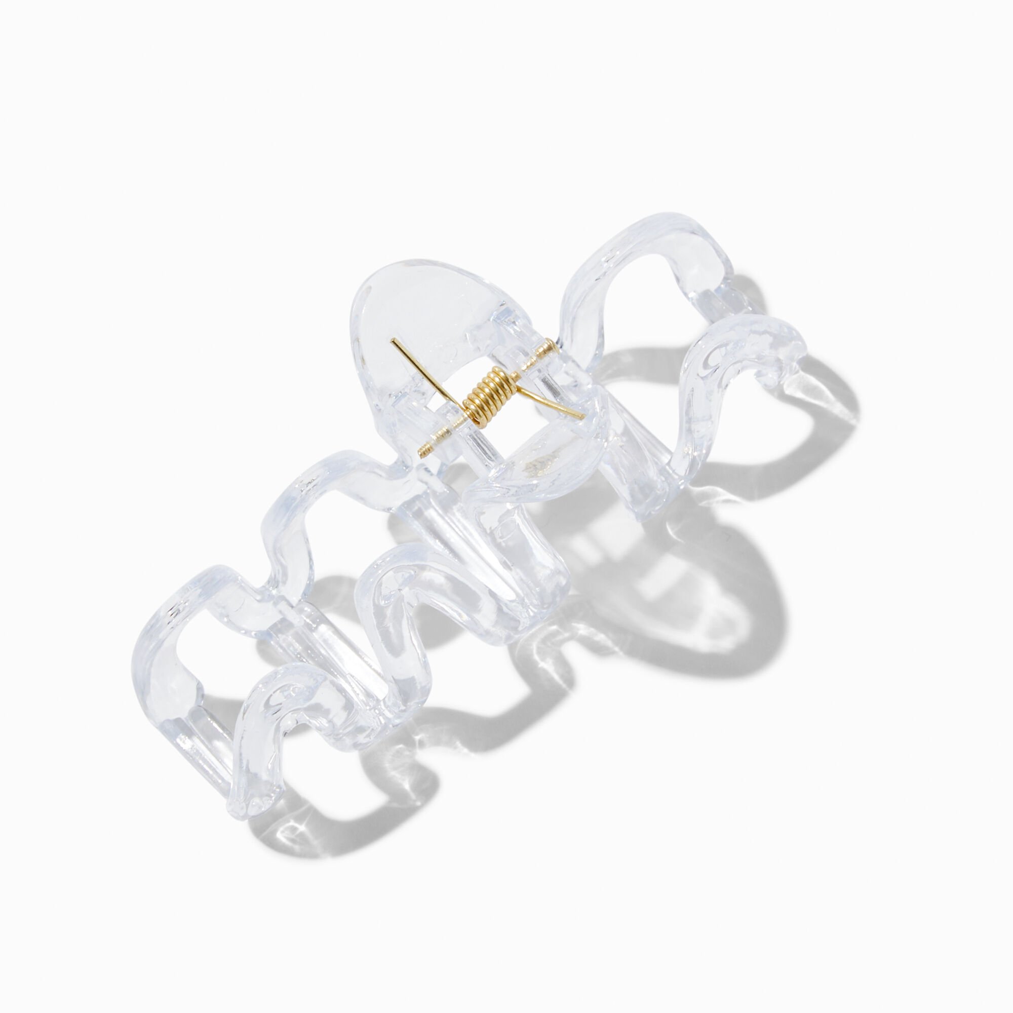 Clear Medium Zig Zag Hair Claw,