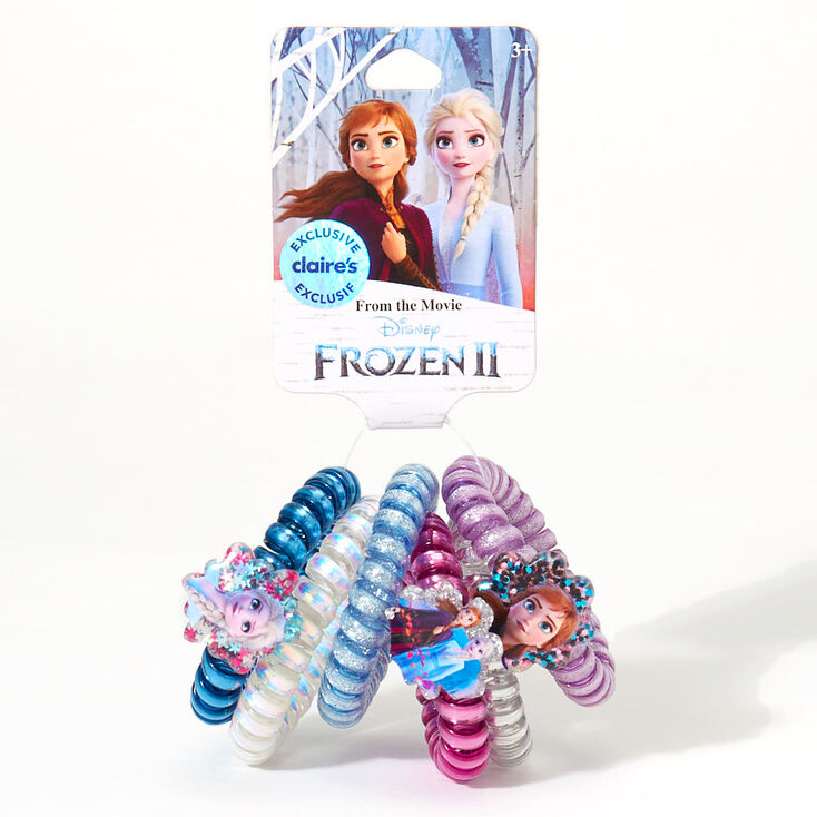 Claire's Lot de 6 élastiques spirale La Reine des Neiges 2 de ©Disney