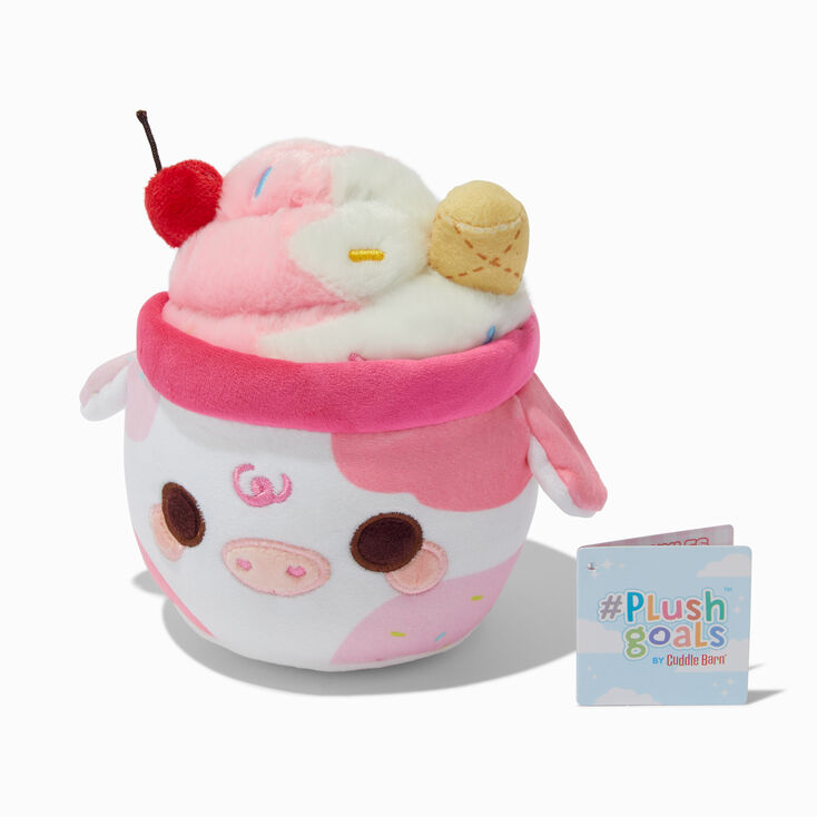 &#35;Plush Goals by Cuddle Barn&reg; 7&#39;&#39; Sprinkles Mooshake Soft Toy,